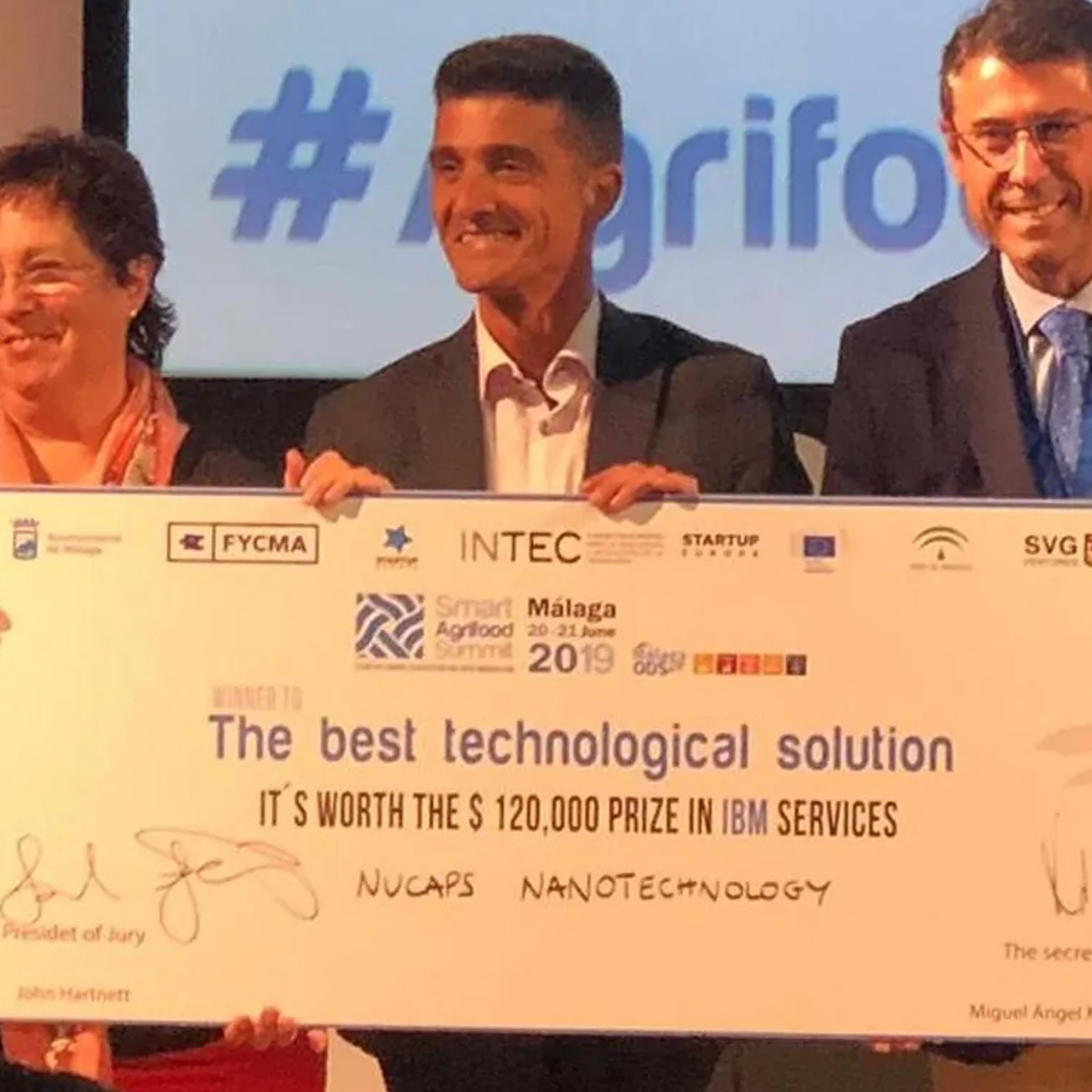 Imagen dePremio Europeo a Nucaps Nanotechnology